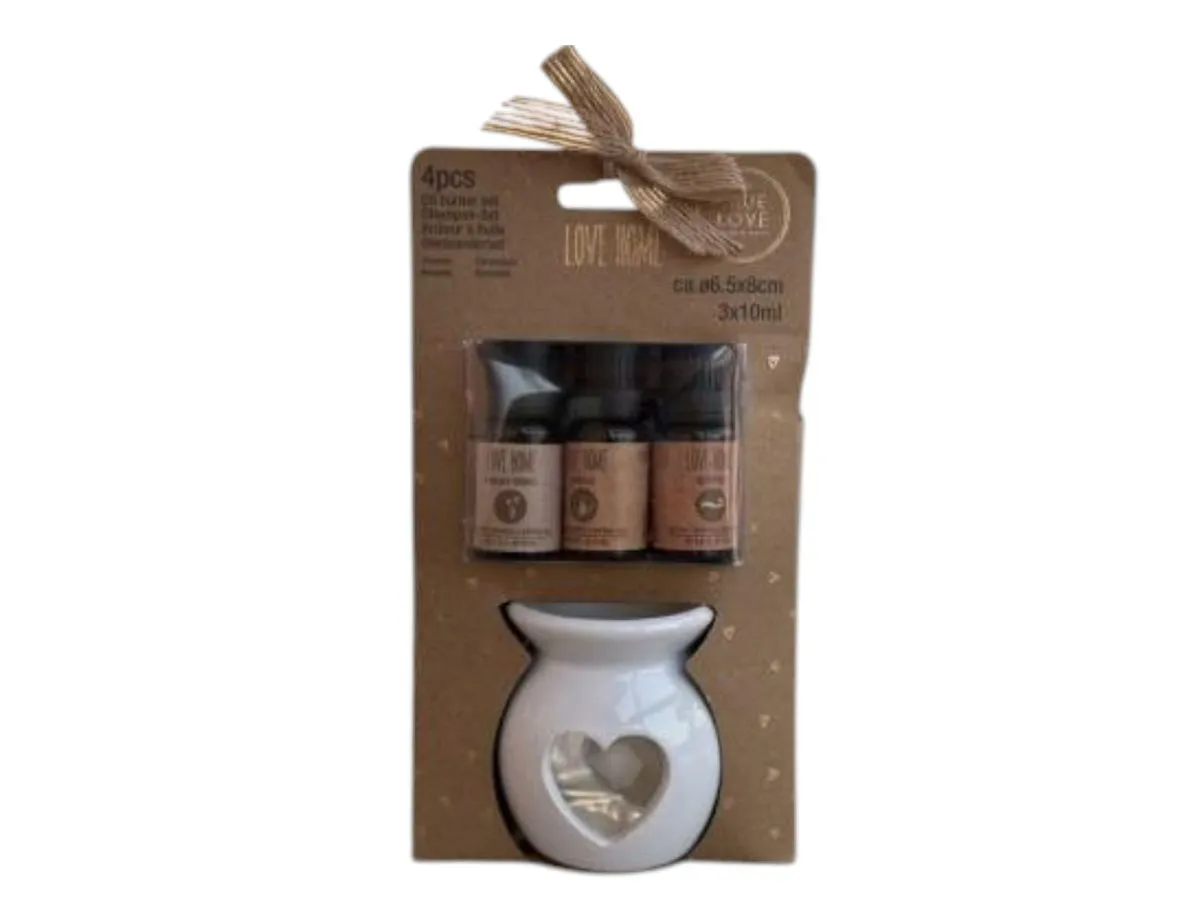 LOVE HOME Fragrance Oil Burner Set - Set of 2