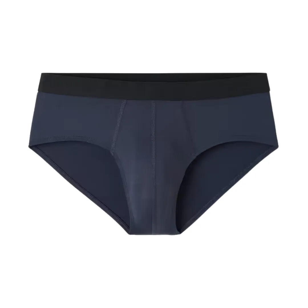 Kalenji Men's Breathable Sports Briefs - Dark Blue