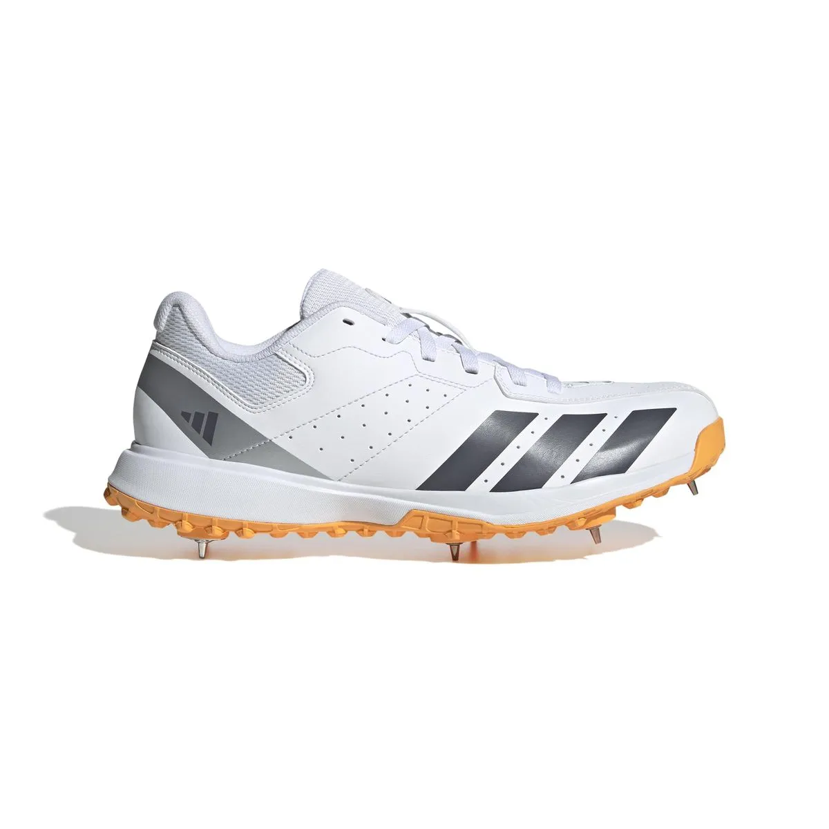 adidas Men's Howzat Spiked Trainers - White/Aurora Onix/Lucid Tangerine