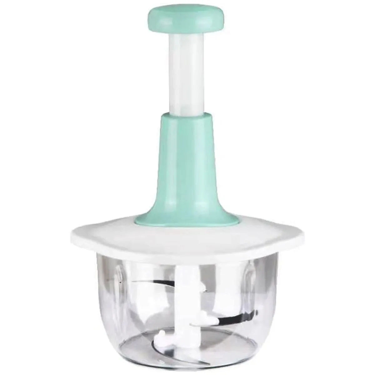 Press Chopper 2L Manual Food Chopper Hand Chopper for Vegetables Fruit