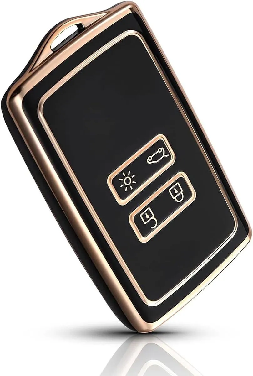 Car Key Cover for Renault, 4 Buttons Car Key Fob for Renault, TPU Cover