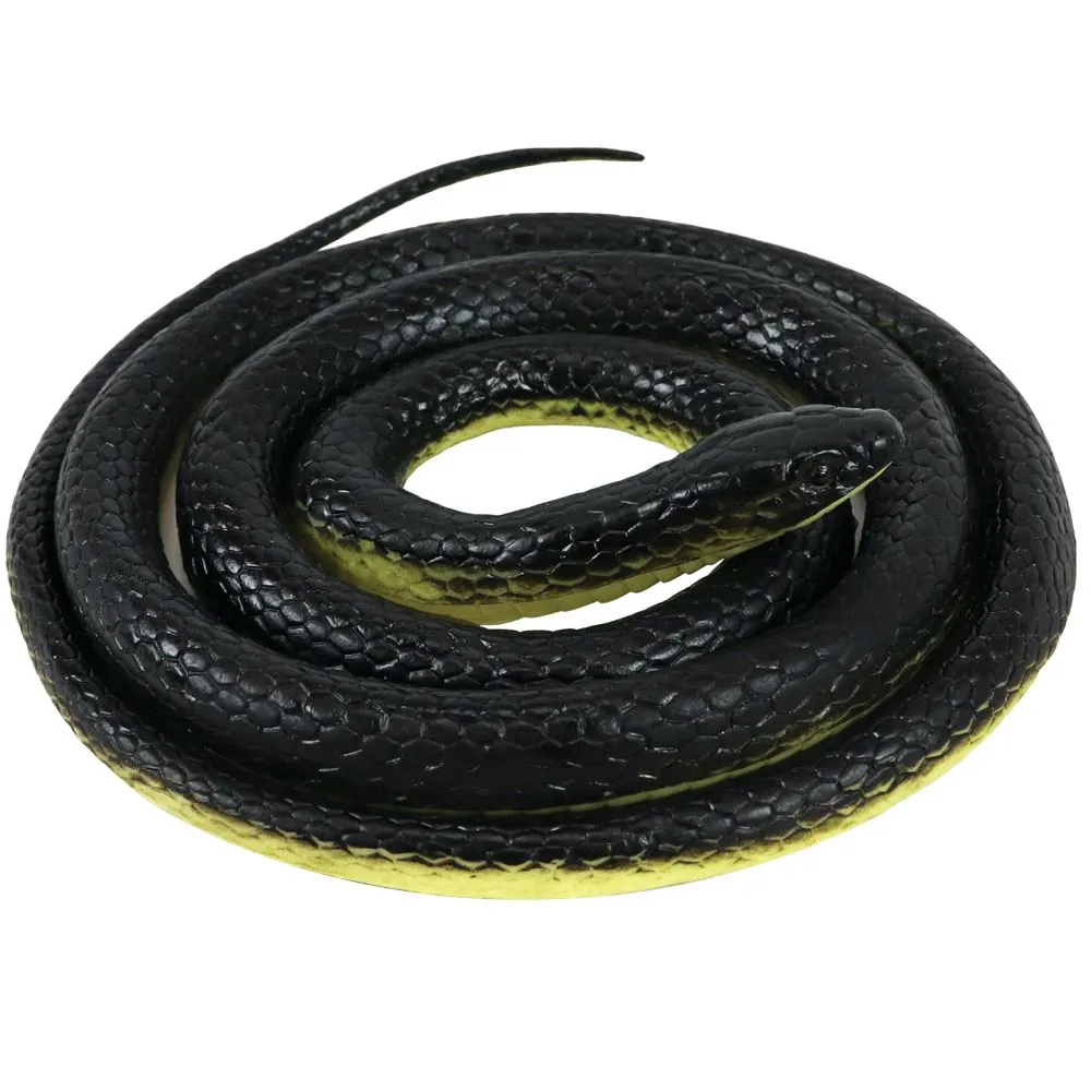 Toy Giant Rubber Simulation Snake Jumbo Cool(140cm) - Black