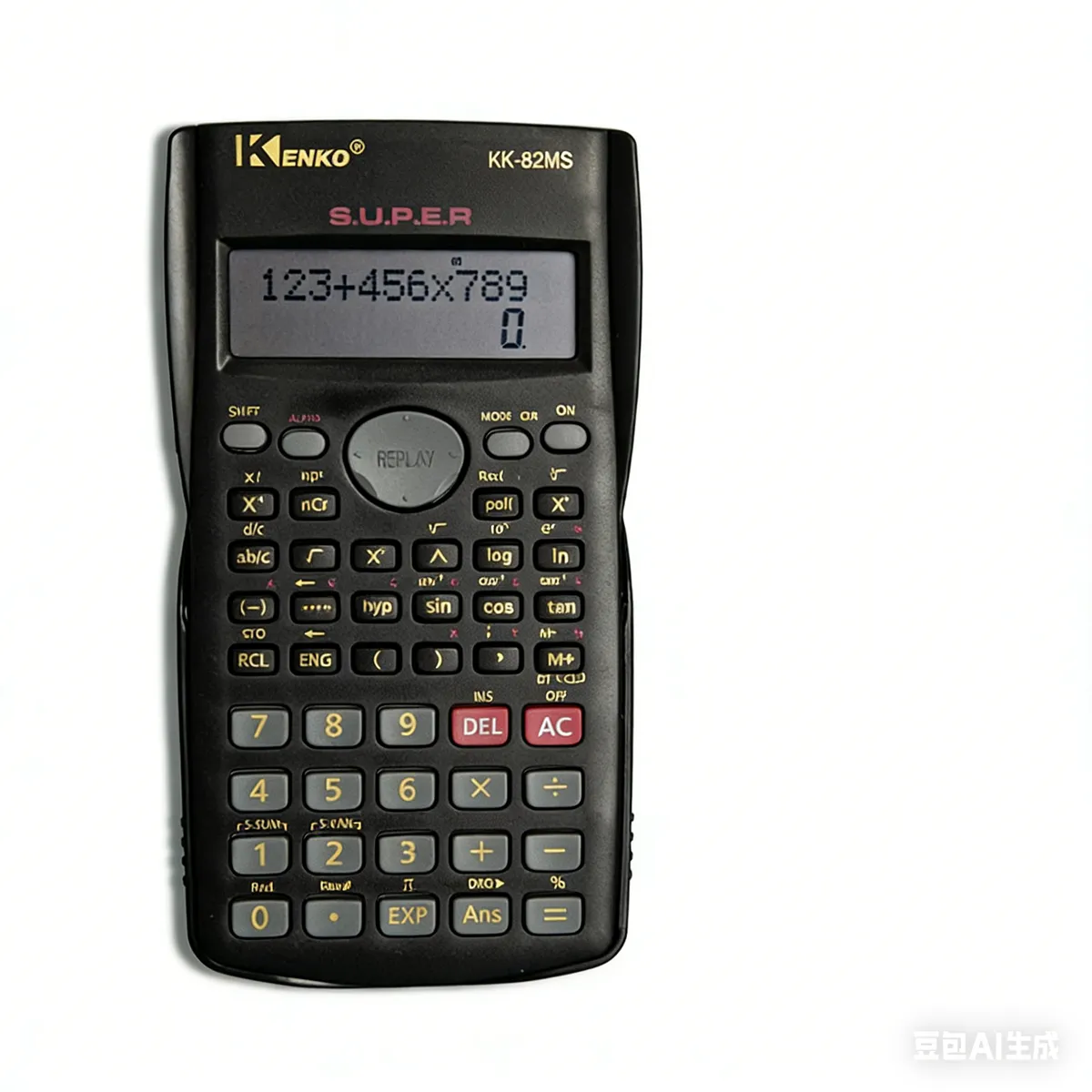 240 Functions Scientific Calculator Dual Line Display Exam Allowed - Black