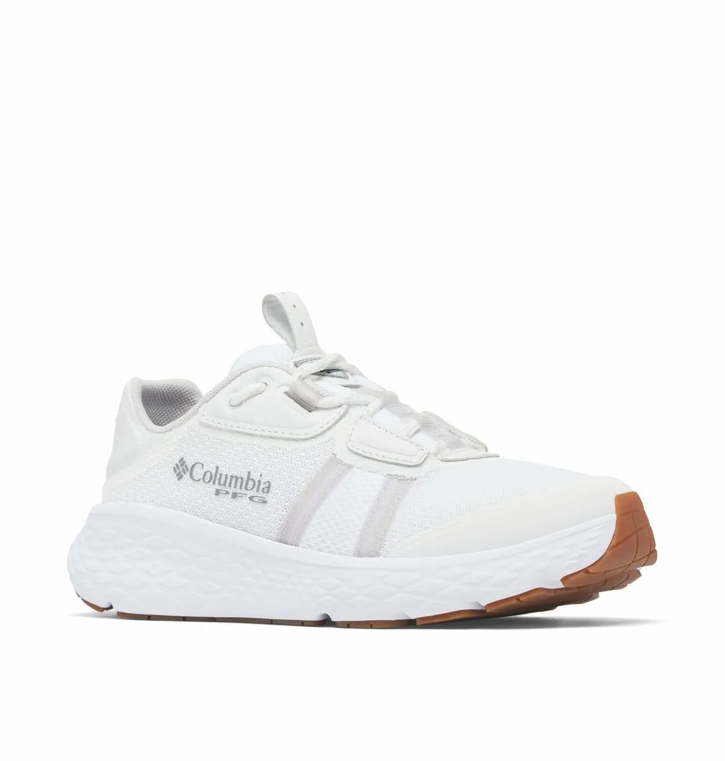 Columbia Women's PFG Castback TC Shoes White Silver Grey