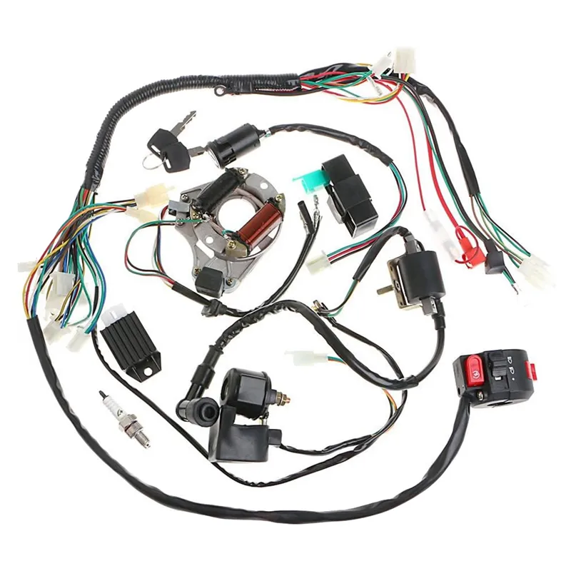 70 90 110CC Full Vehicle Harness Starting Line Start Ignition Kit ATV