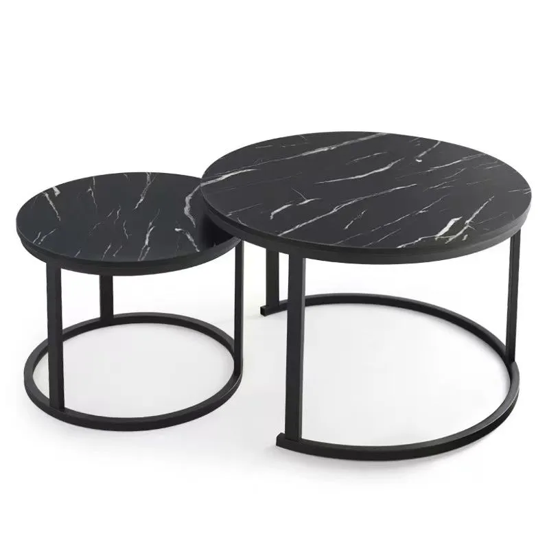 Round Coffee Table - BLACK