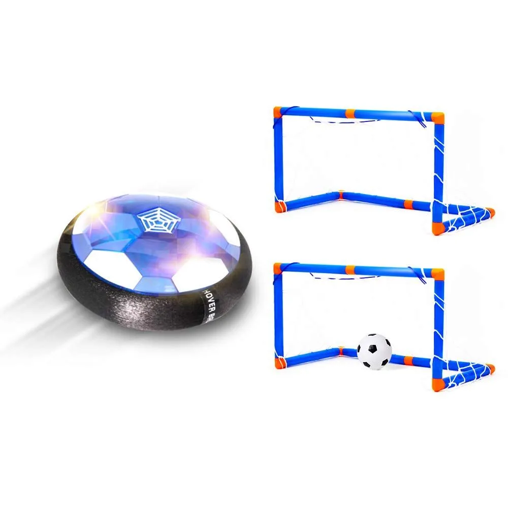 LED Hover Soccer Ball Toy with Football and 2 Goals for Kids Toddlers