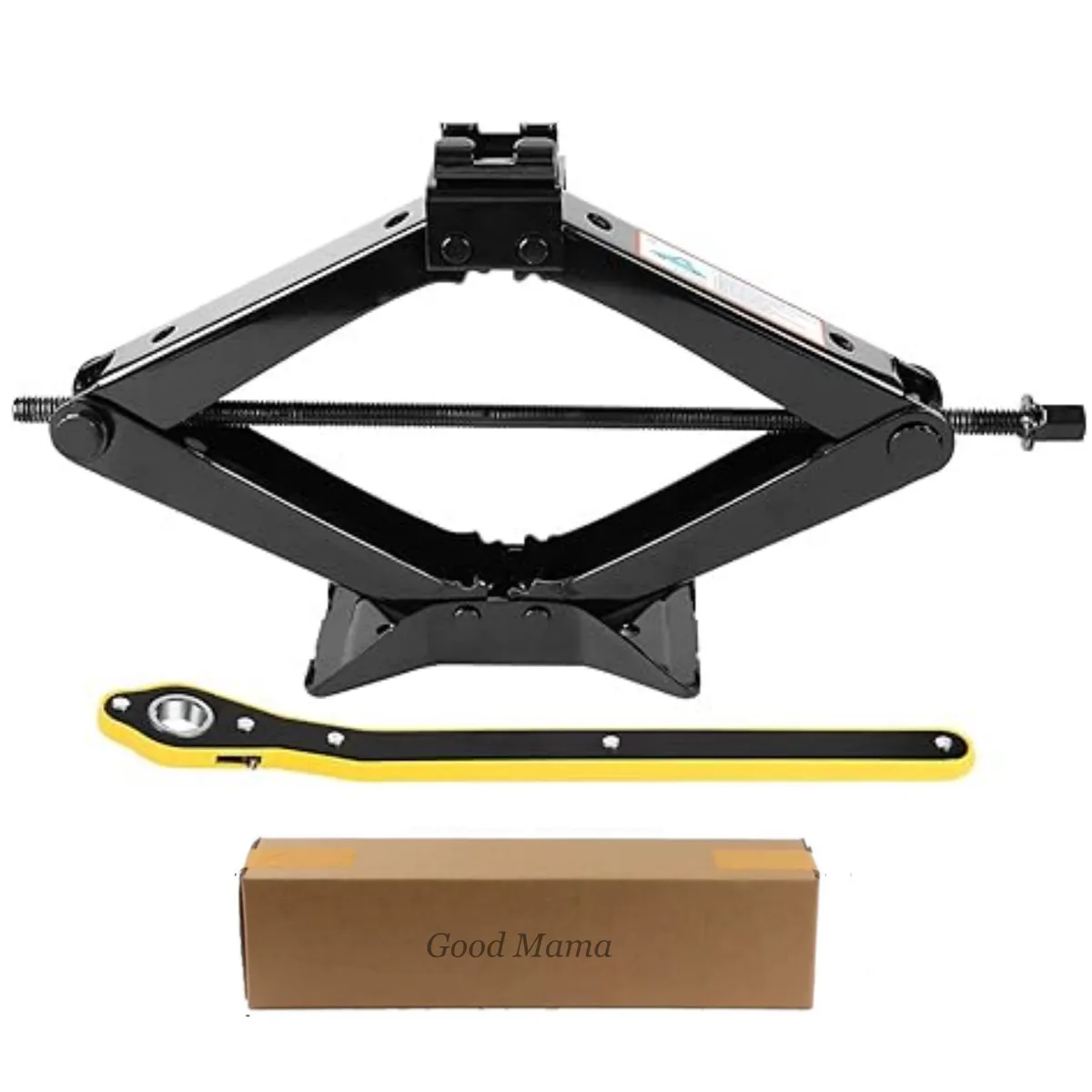 GoodMama Car Jack Scissor Lifting Jack with Spanner Kit 2.5 Tons