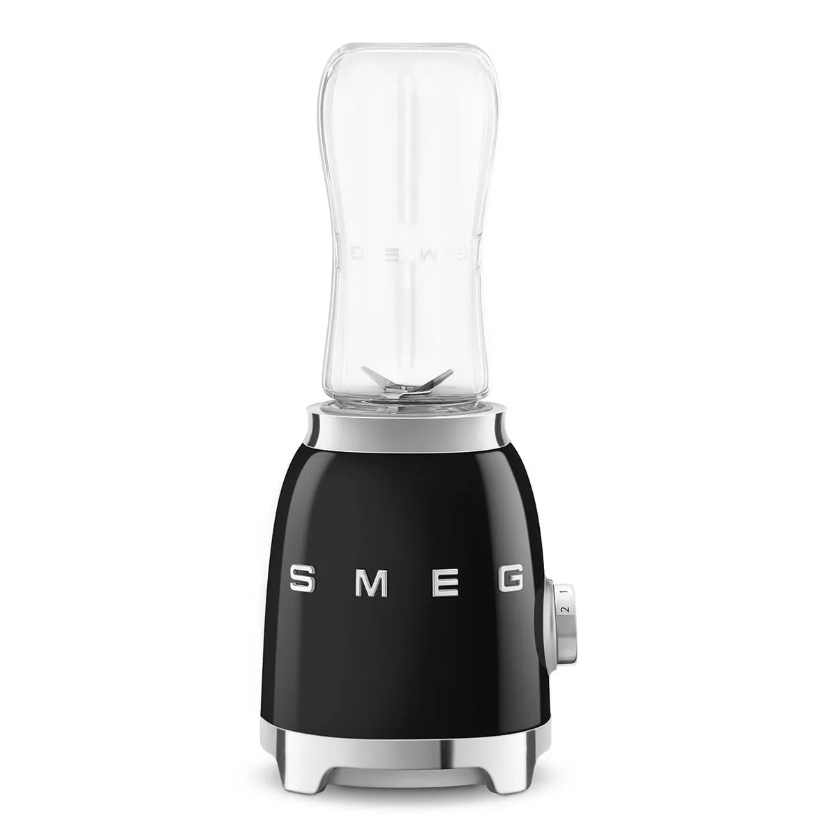 Smeg Personal Blender 300W, 2 Speed,2 bottles Tritan TM Renew BPA-Free - Black