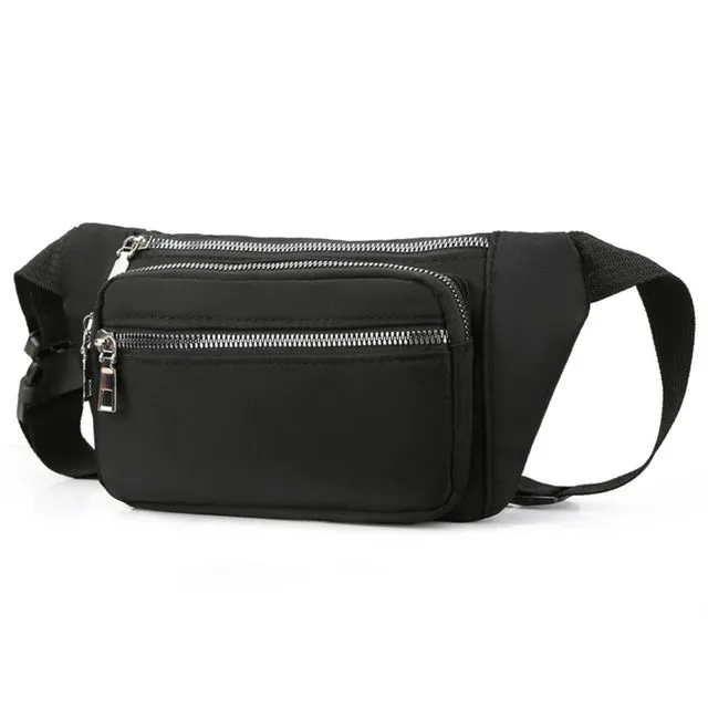 Outdoor waist bag Packs Casual Women'S Chest Bags - black
