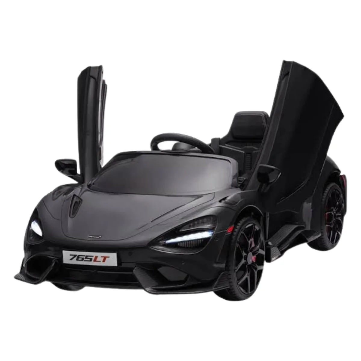 McLaren 765LT Kids Licensed 12V Kids Electric Ride-On Car - Black