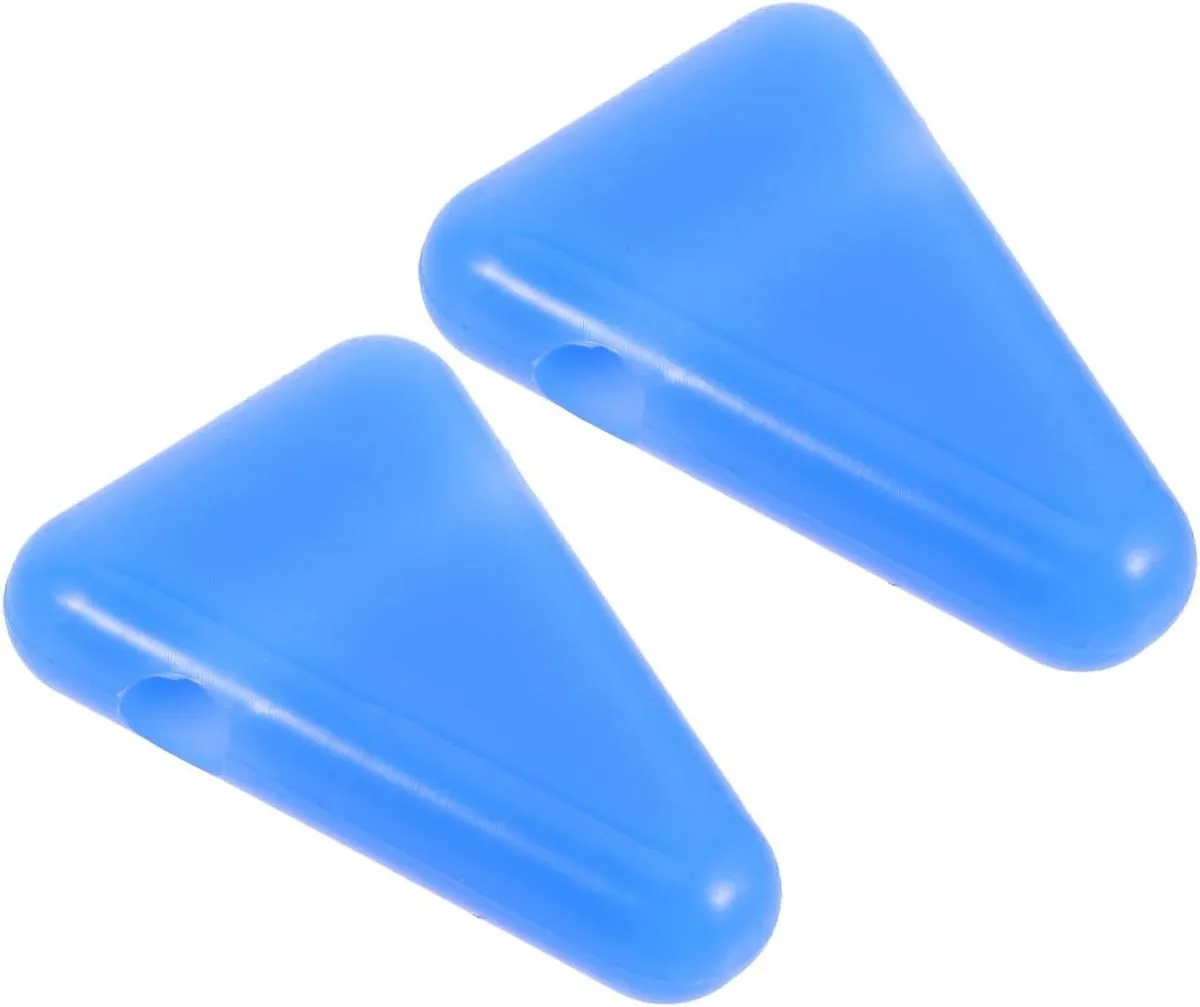 2pcs Universal Silicone Tuning Fork Holder Stabilizer Block Triangle Mount