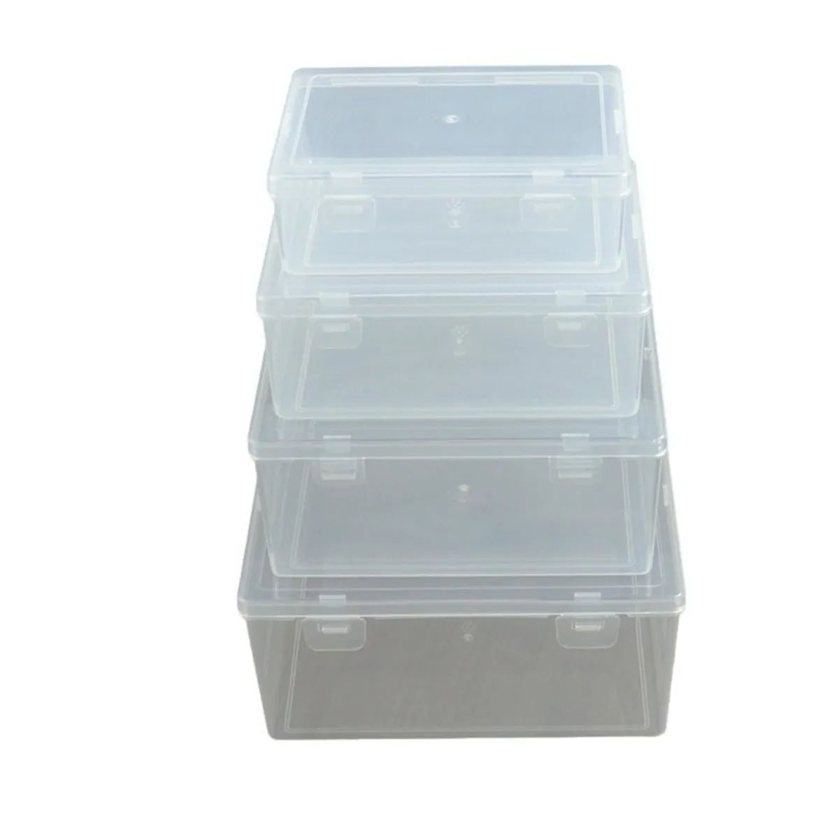 Transparent Plastic Storage Box for Toys Books Files