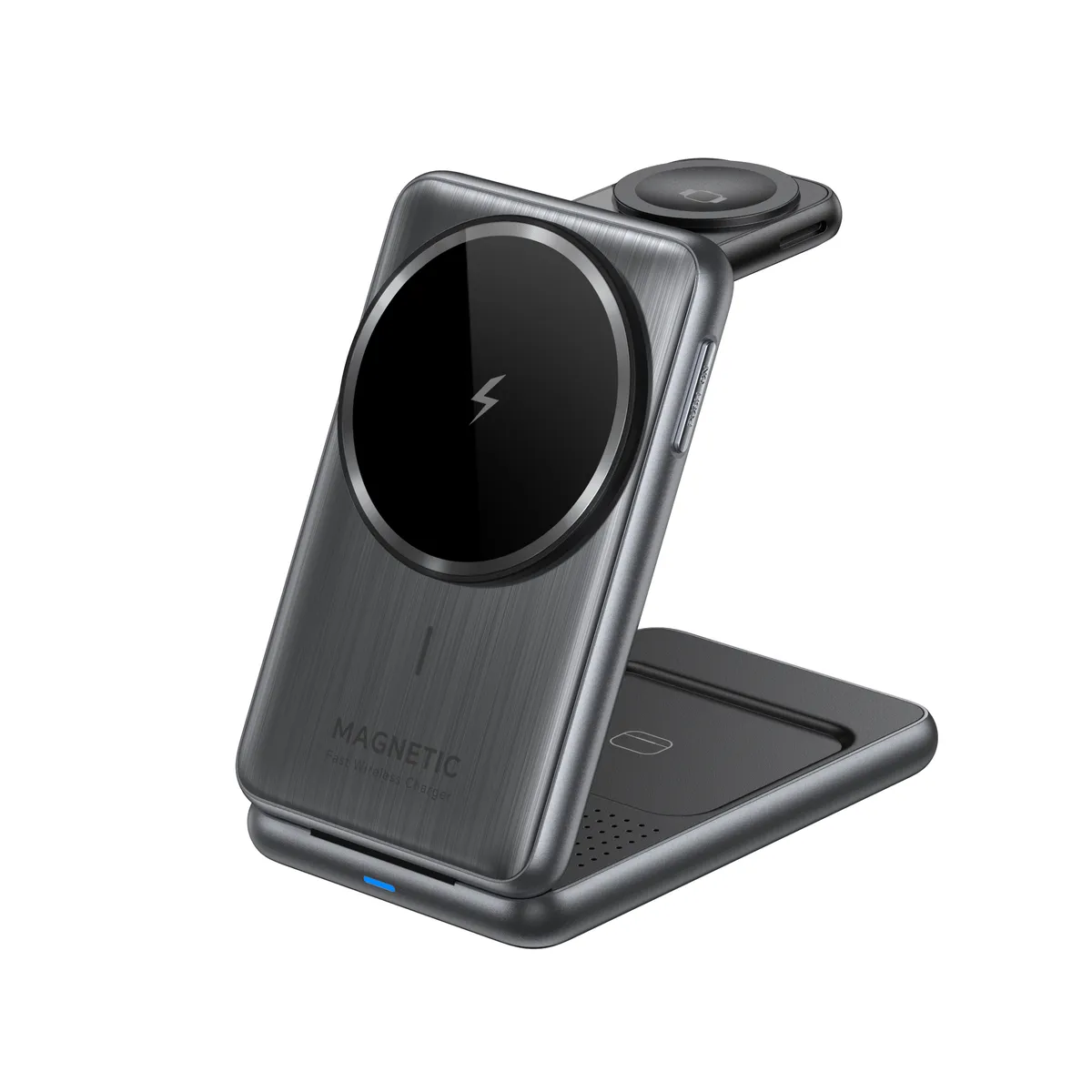 3 in 1 Wireless Charging Station, 20W Foldable Magnetic Wireless Charger