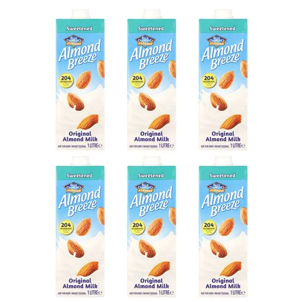 Almond Breeze Almond Milk Original - 6 x 1L