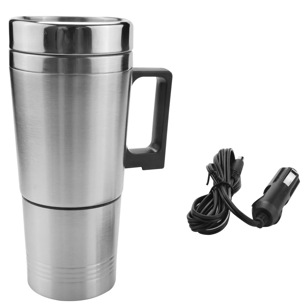Car Heating Kettle Simple 12V 300Ml Portable Compatible with Universal