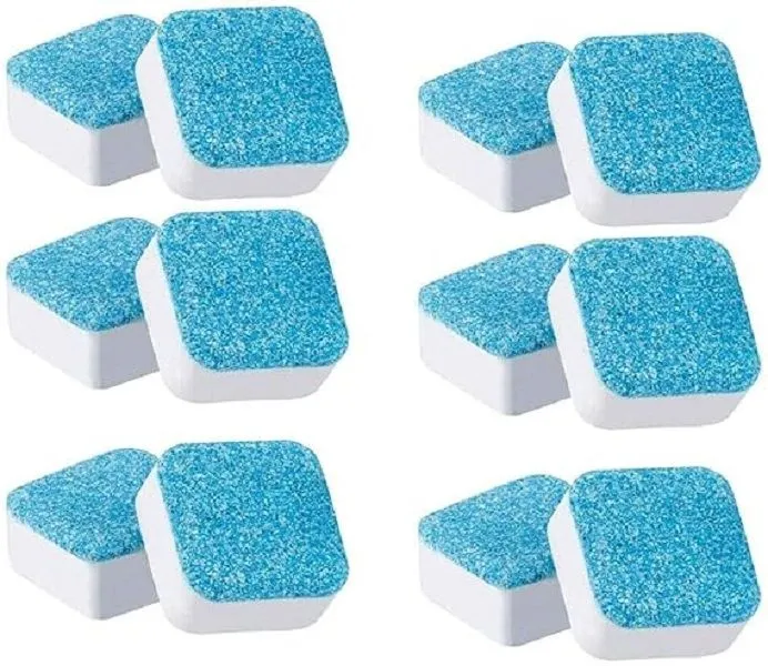 12 Piece Washing Machine Effervescent Cleaning Blocks-H8100