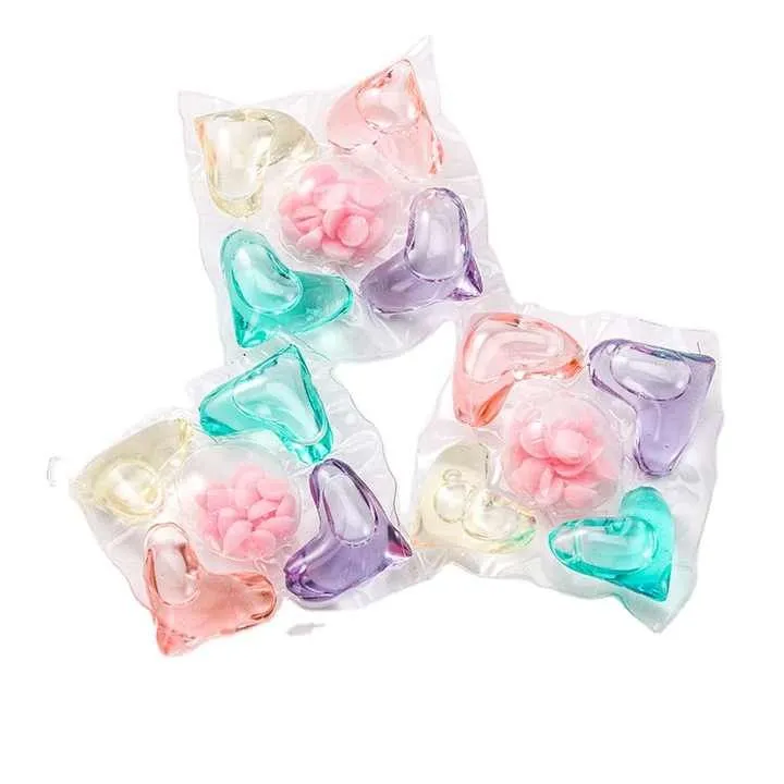 5in-1 Laundry Beads Concentrated Laundry Gel Beads bucket of 90 pcs inside