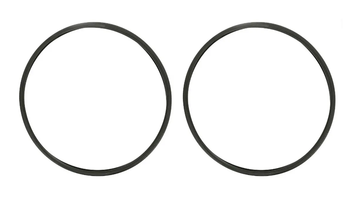 Two 700 x 25C Bicycle Tyre's WANDA Brand Clincher Road Tyres Set Black