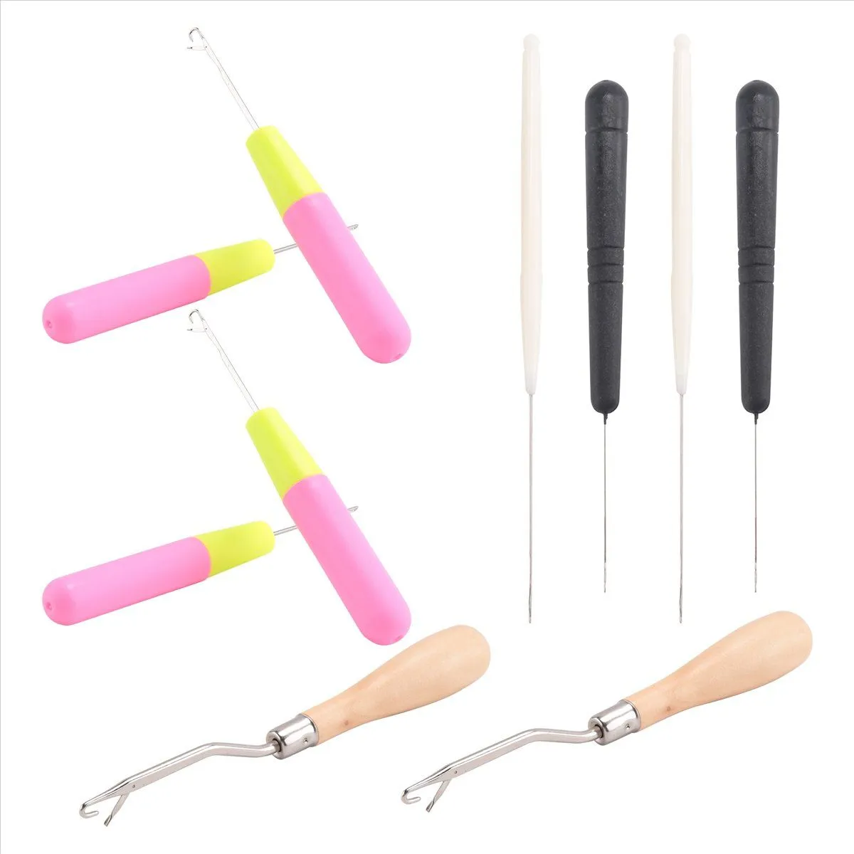 Bent Latch Hook Crochet Needle Hook Needle For Hair Carpet Making