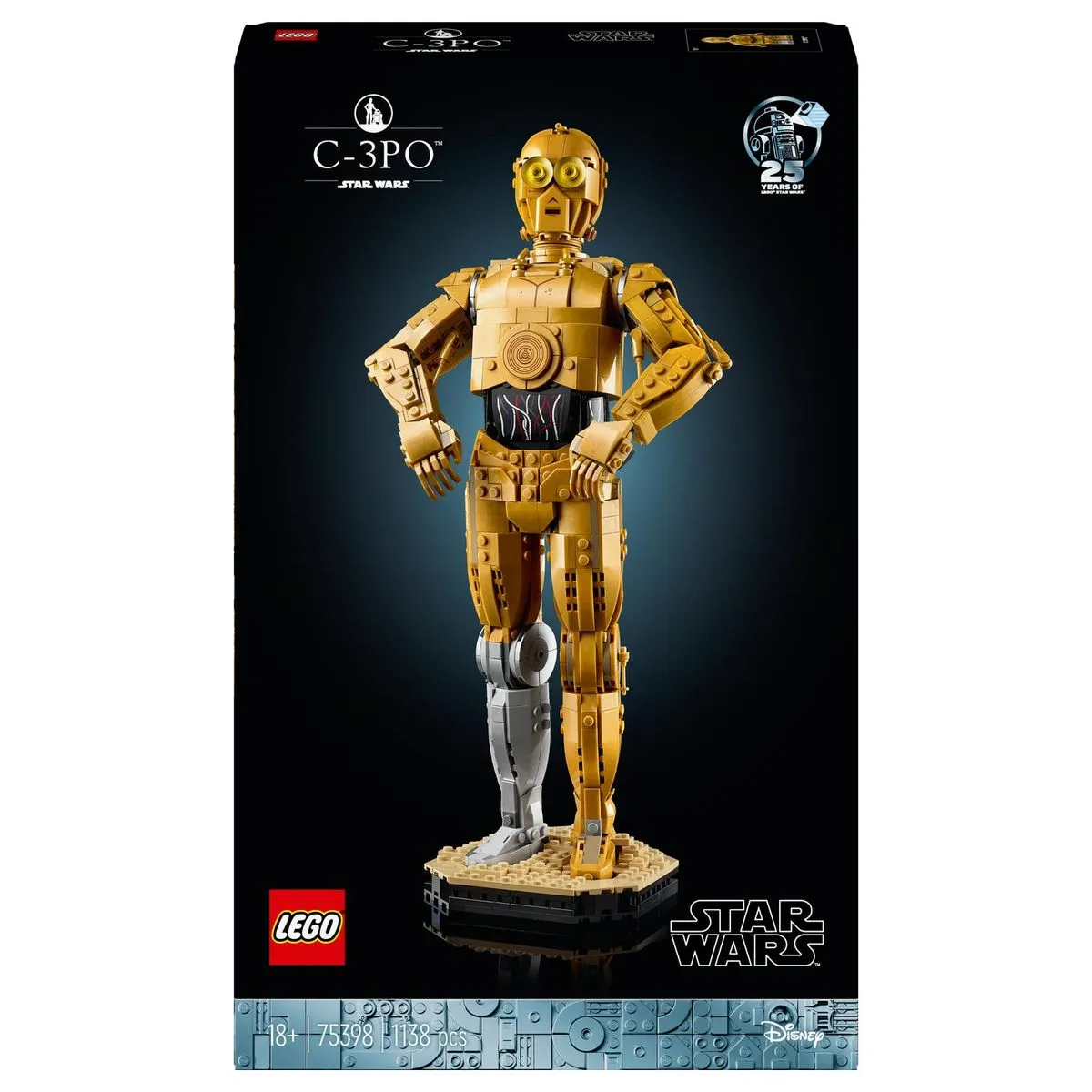 LEGO® Star Wars™ C-3PO™ Buildable Droid Figure 75398