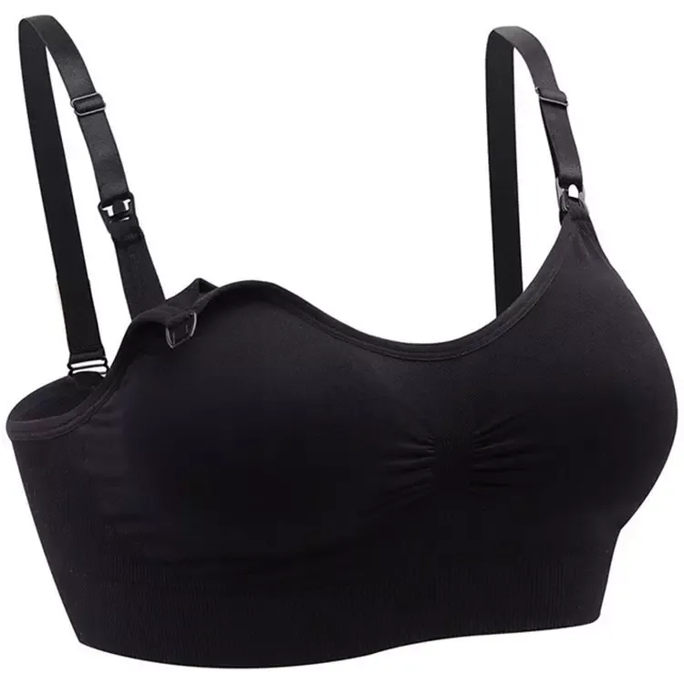Absolute Maternity Seamless Nursing Bra Black