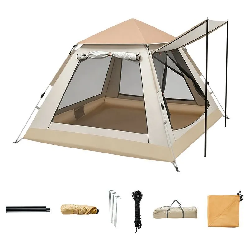 Outdoor waterproof breathable family tent