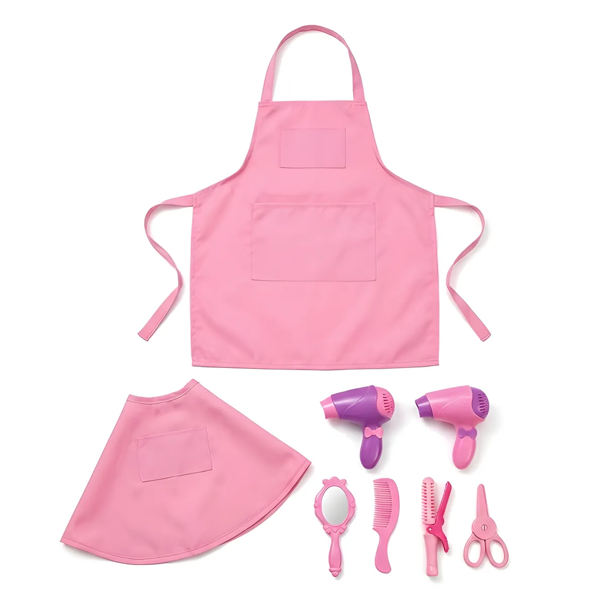 Kids Imaginative Styling Role-Play 8pc Beauty Salon Toy Set