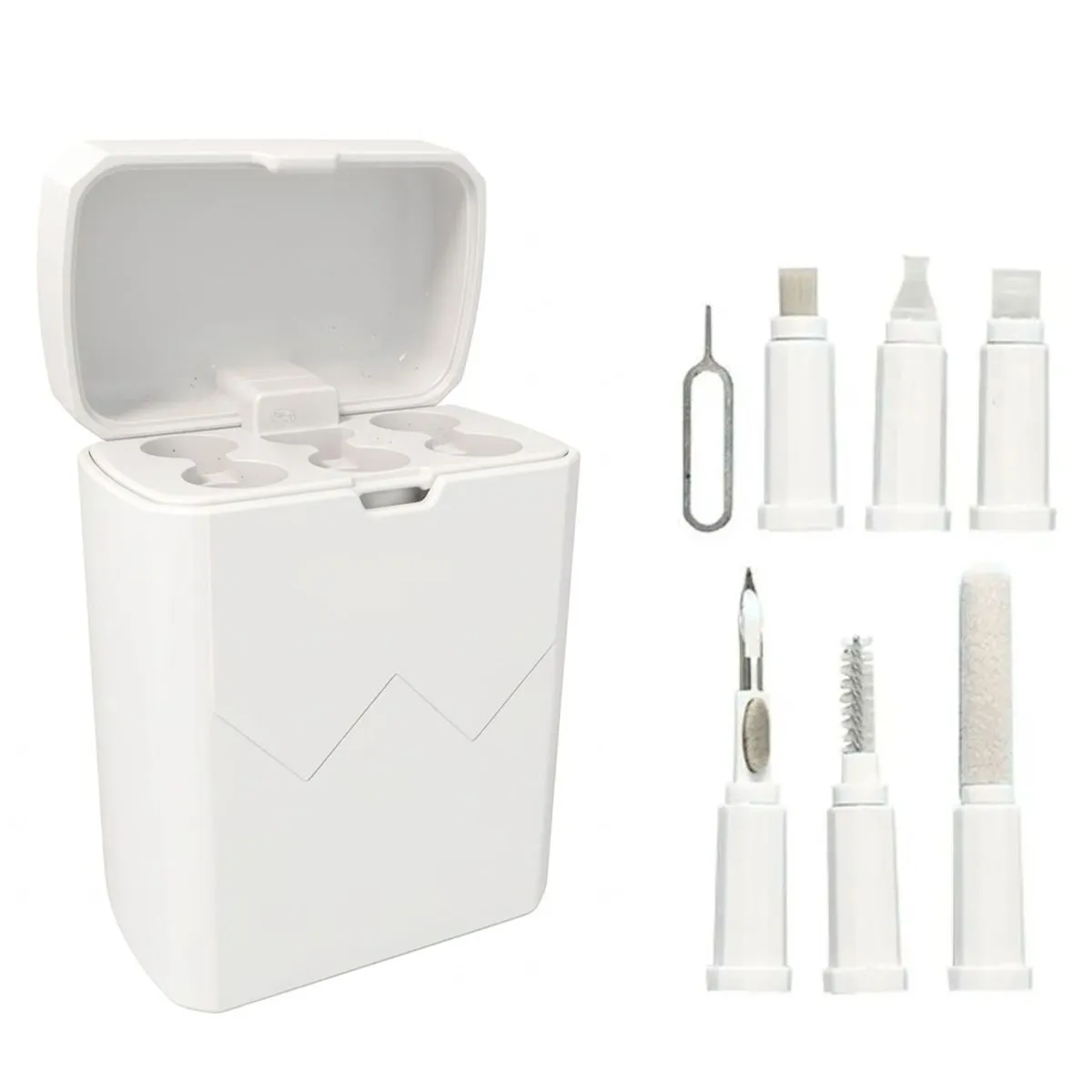 AICOM-7-in-1 Earbuds Cleaning Pens Kit Earphone Cleaning Tools with Case