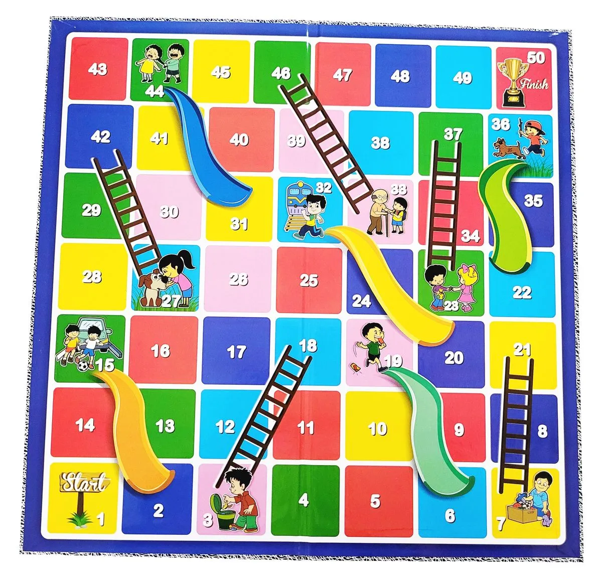 Snakes & Ladders Board Game for Kids | Fun Educational Counting & Strategy