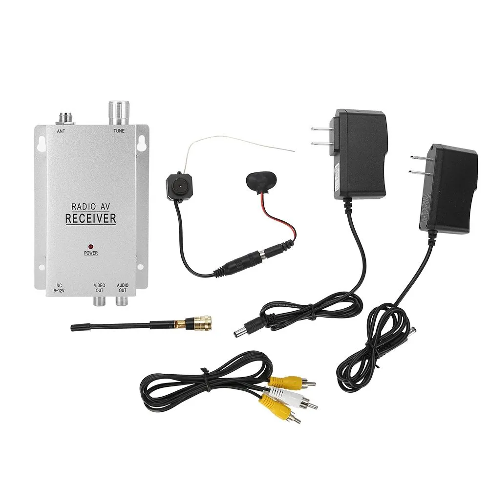 1.2G Wireless AV Camera Kit with Receiver Ntsc US Plug Auto White Balance