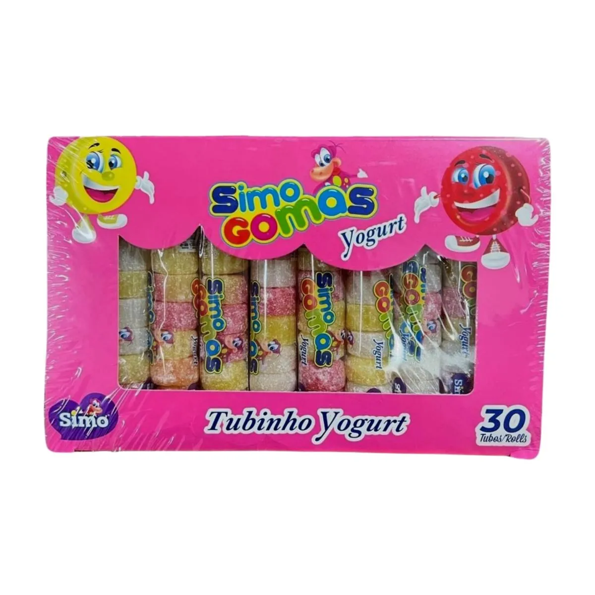 Simo Gomas Yogurt (30 tubes/rolls)