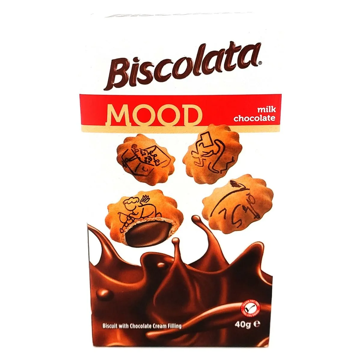Biscolata Mood Milk Chocolate (12 Pack)
