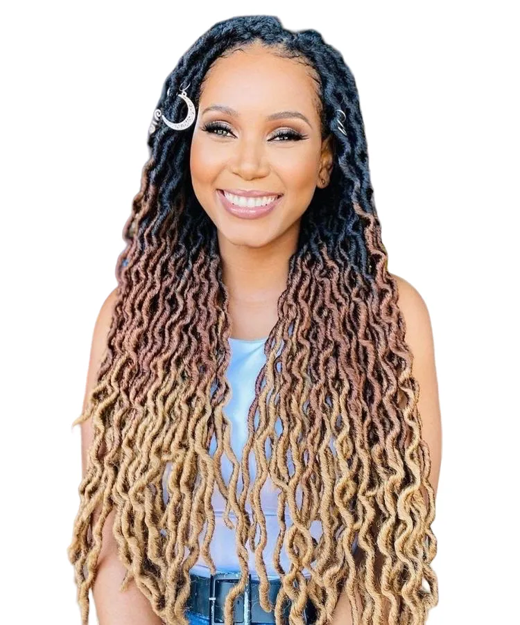 Gypsy Wavy Locs - Faux Locs - 20 Inch - (3 Bundles) - HW Hair - 1/30/27