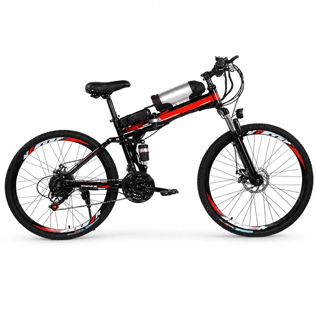Electric Bicycle by with Pedal Assist and Rechargeable Battery