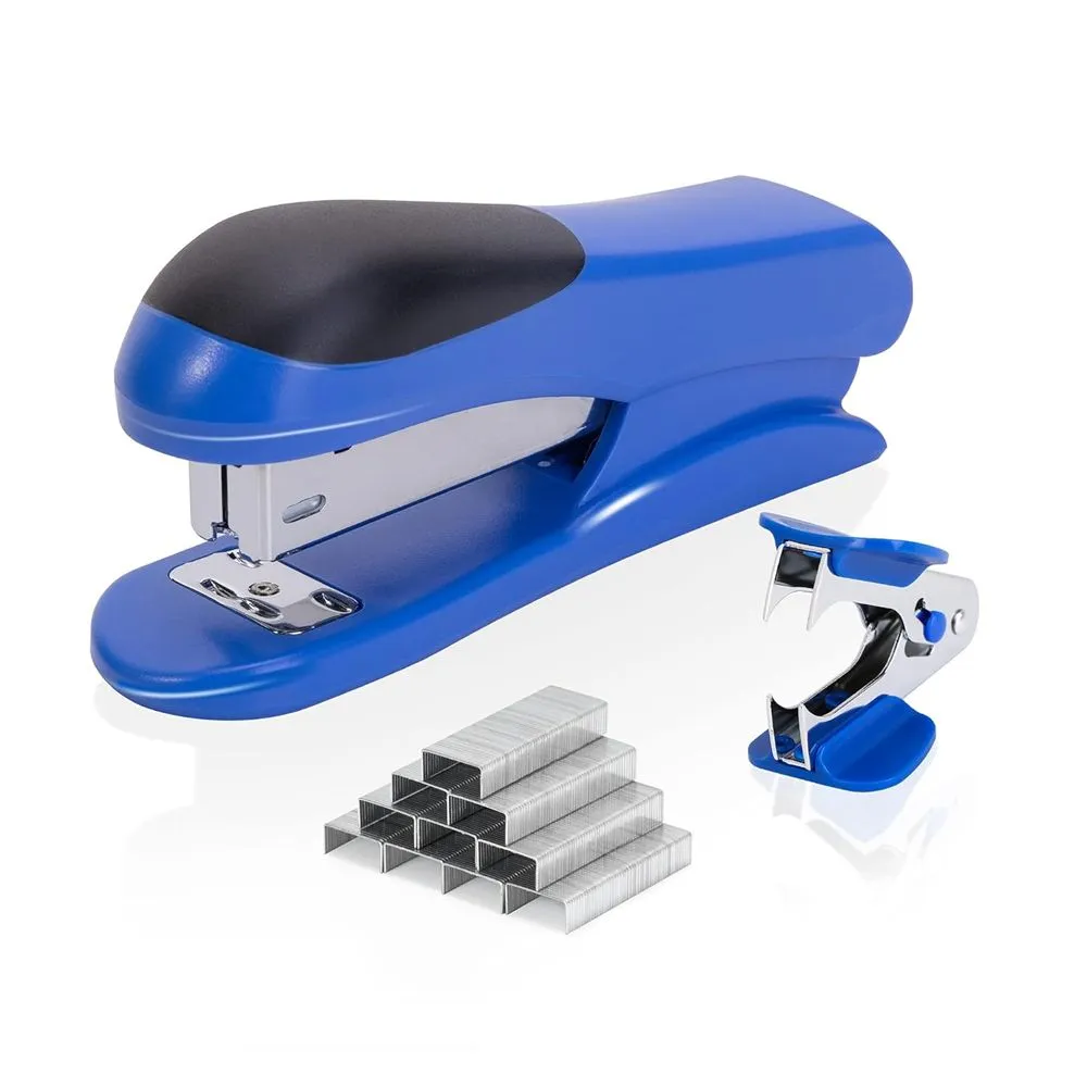 Set of 3 - Desktop Standard Staplers Value Pack Combo Set - Blue