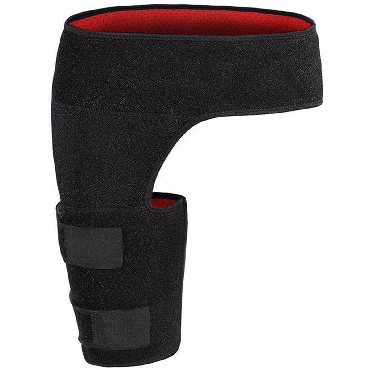 Adjustable Hip Stabilizer & Groin Brace- Thigh Brace Compression - Red