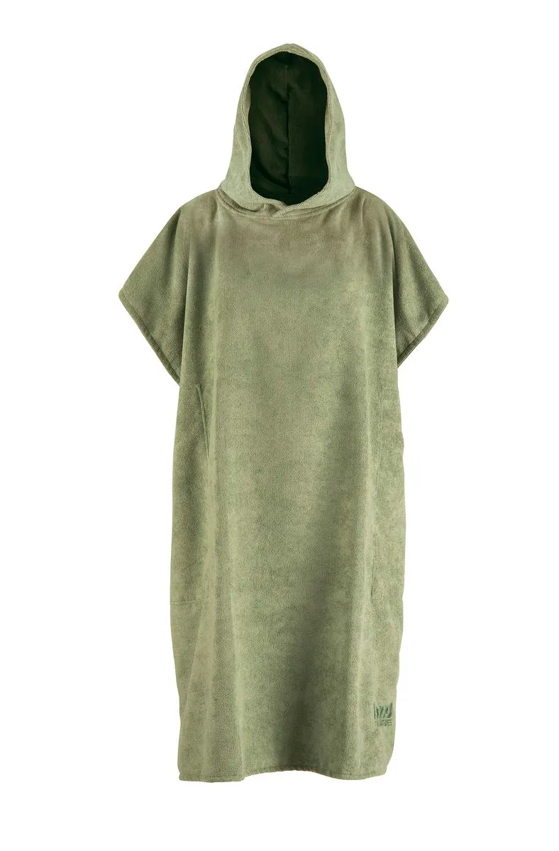 Hood Guise Microfiber Changing Beach Towel Surfers Swimming Poncho - Olive