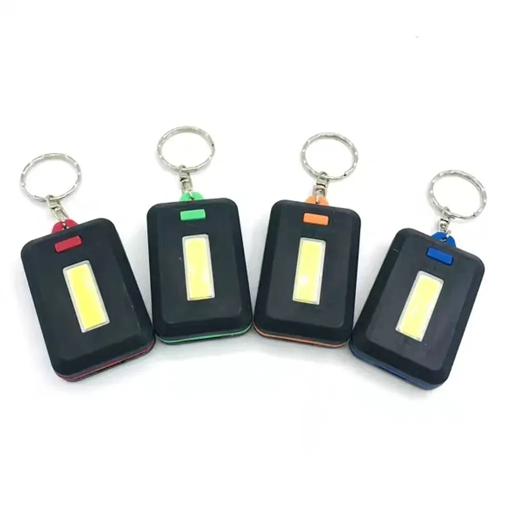 4 Pack Flipo Micron COB LED Small Key Ring Flashlight-YX