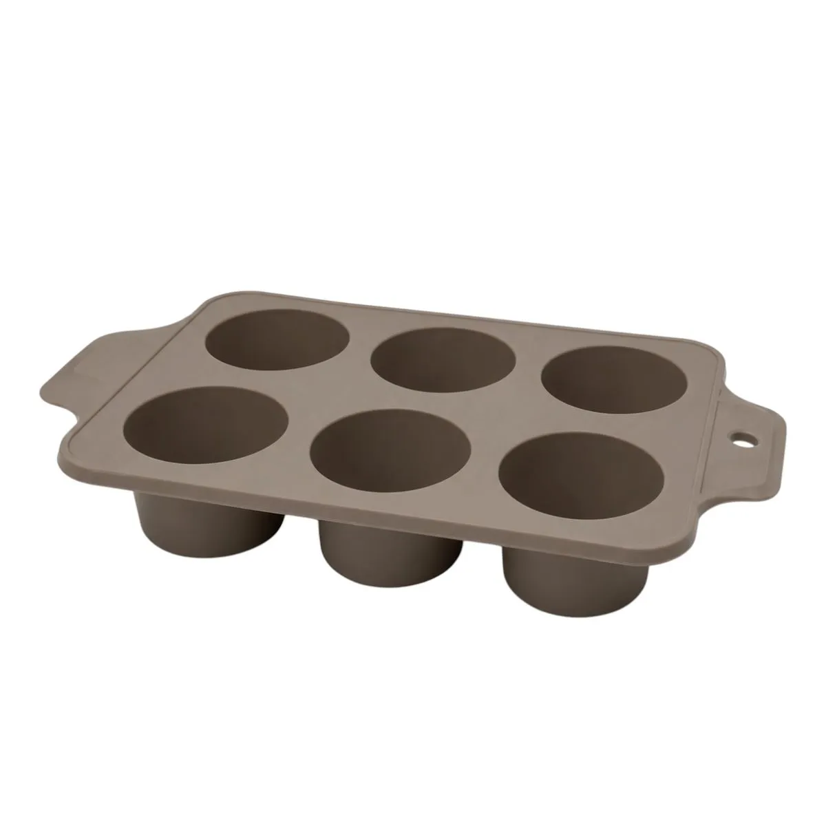 Essential 6-Cup Silicone Cupcake Mold - Non-Stick Baking Mold - 33 x 18.5cm