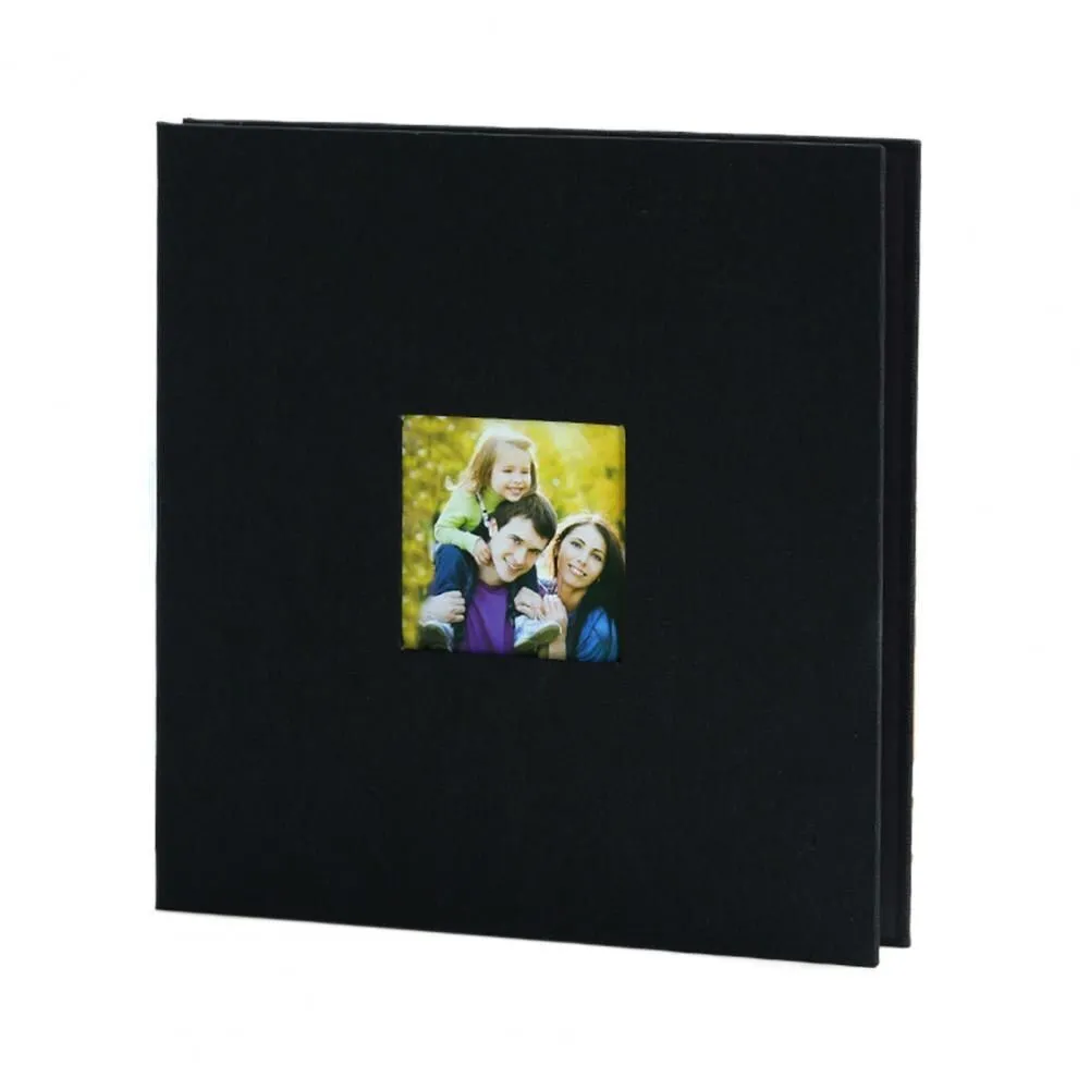 Scrapbooking Home Decor 40 Pages Self Adhesive Photo Albums (28cm) - Black
