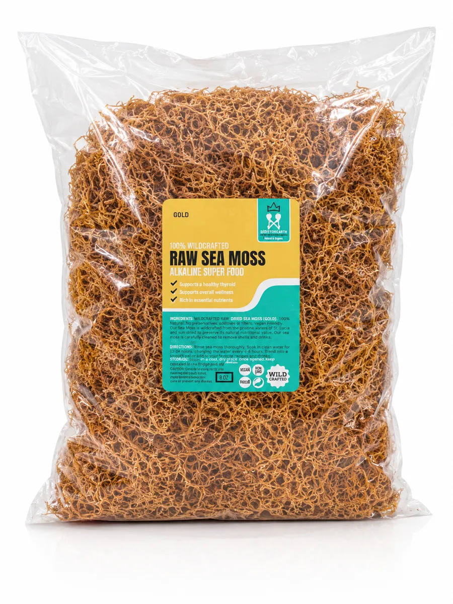 Ididit For Earth Wildcrafted Gold Sea Moss 1kg