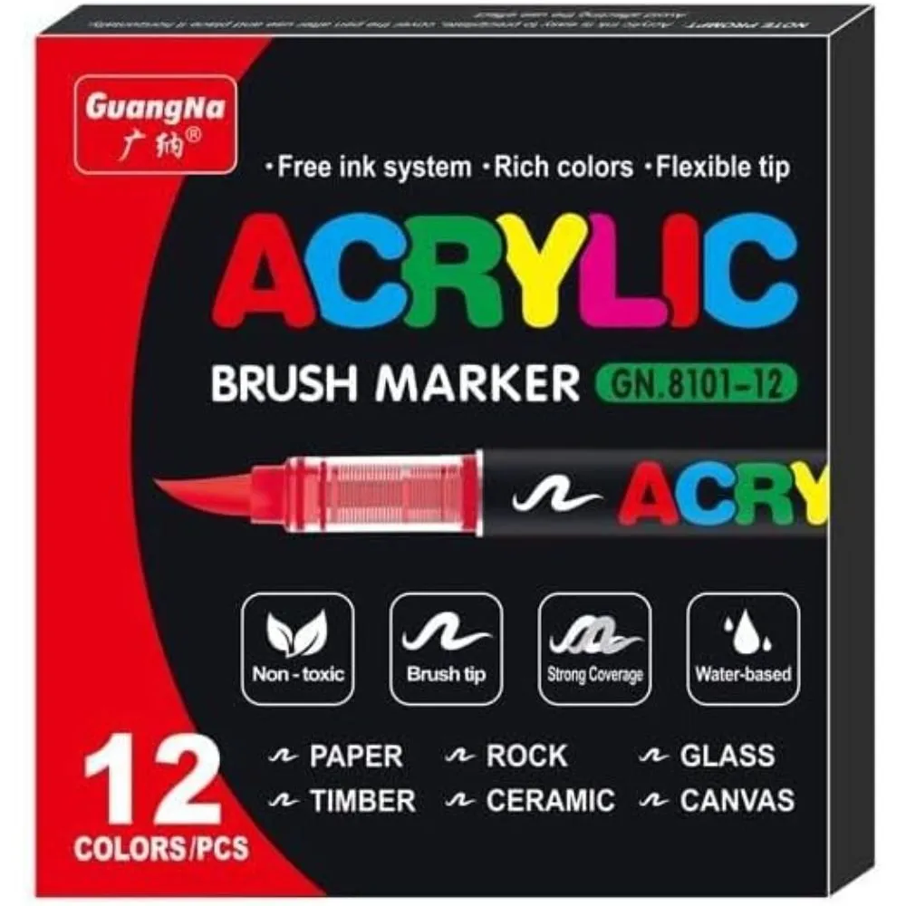 Marker pen/Marker pens/markers penflex/marker pen set/marker pens set - 12-color suit