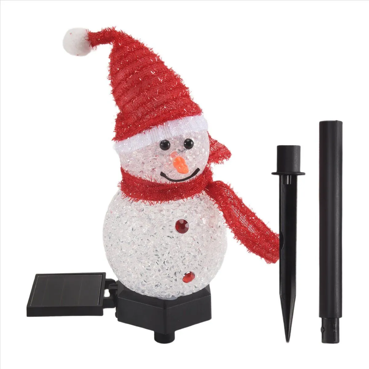 Christmas Decorations Solar Lights Outdoor Garden Decor Snowman-Christmas O