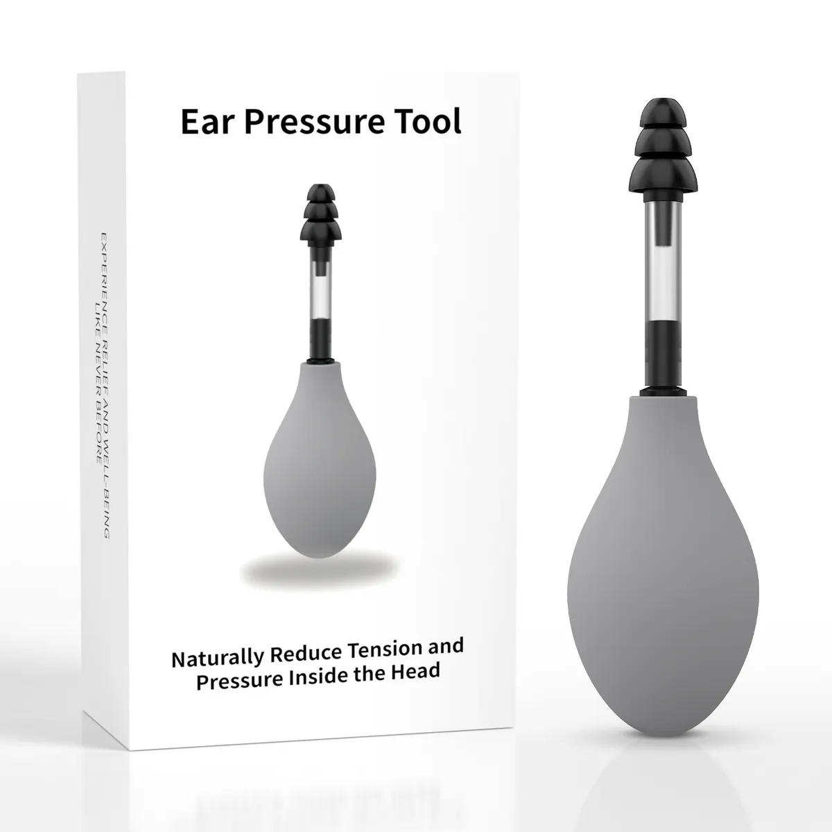 Portable Ear Suction Tool, Gentle Air Stimulation Eases Ear Pressure