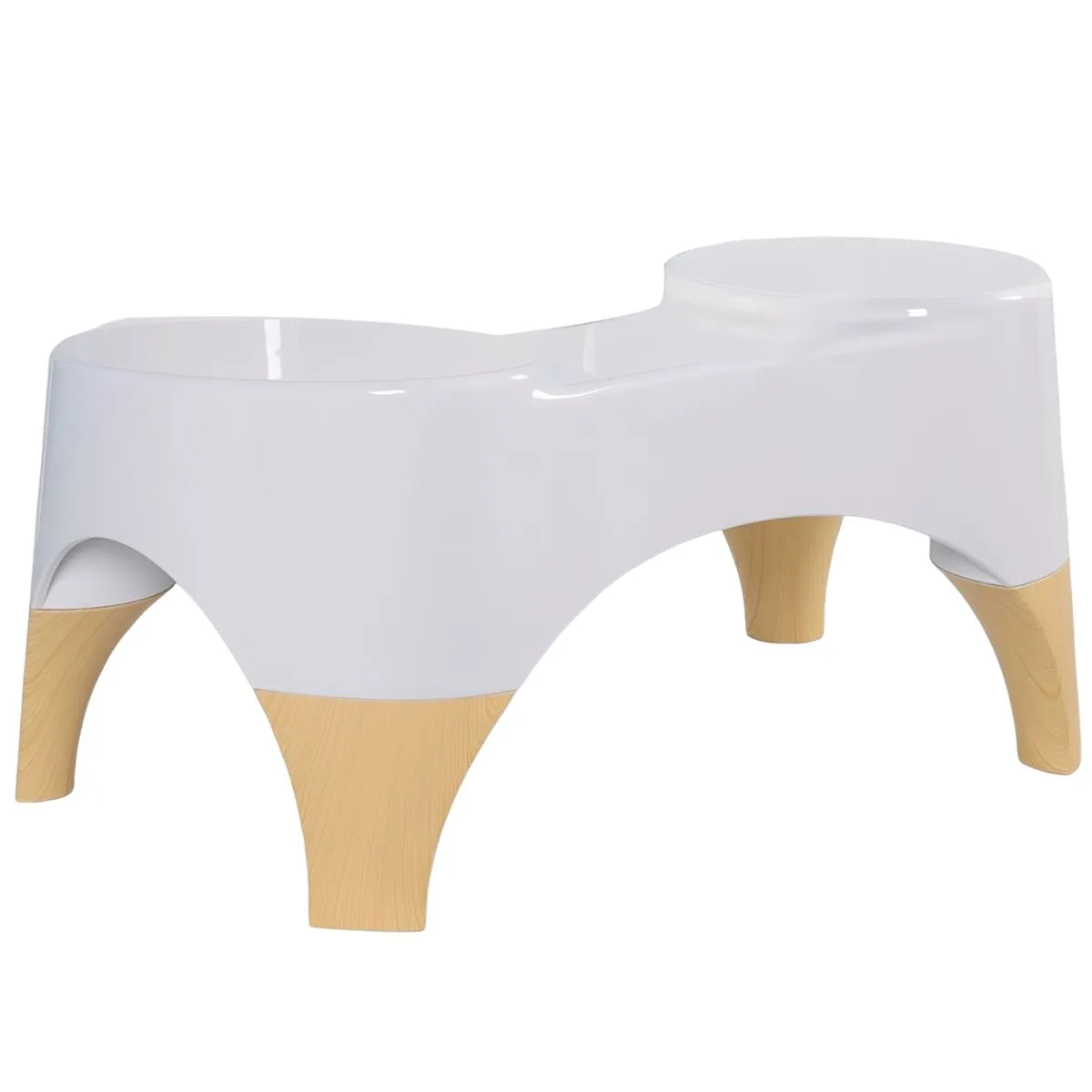 Squatting Toilet Stool, Poop Stool Bathroom, Toilet Step Stool for Adults