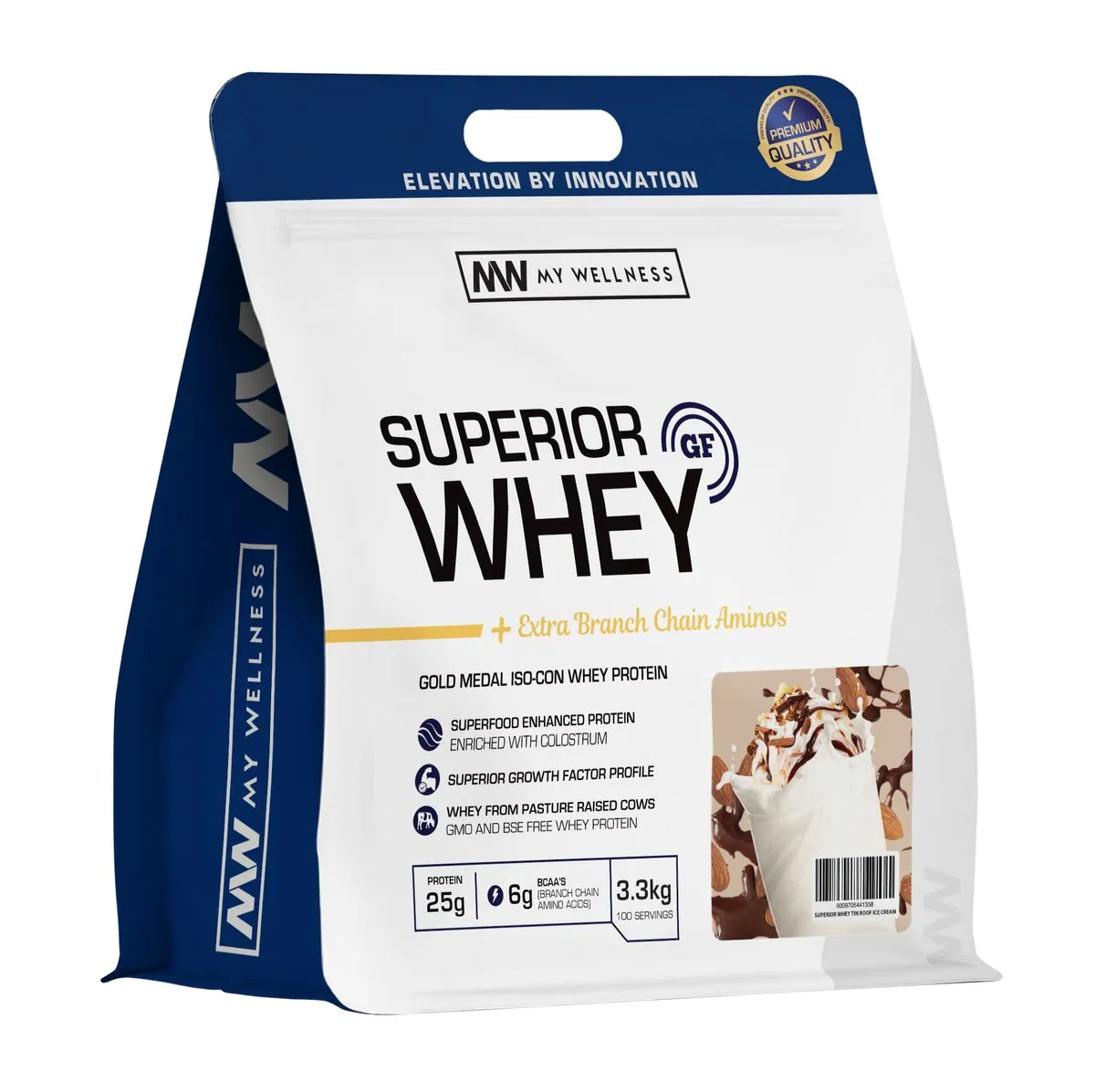 My Wellness - Superior Whey Protein 3.3kg - Tin Roof
