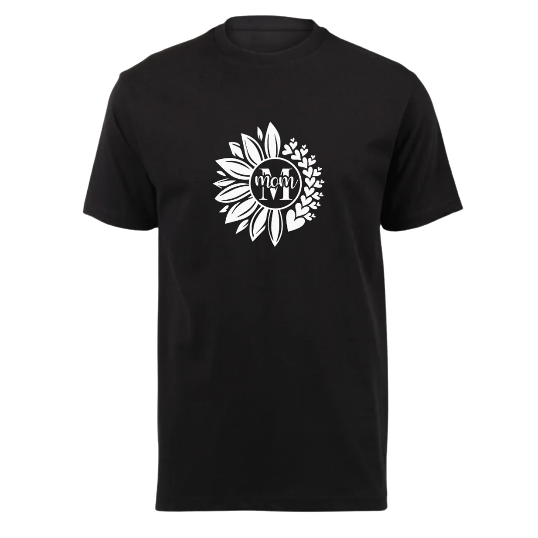 Adult Black Short Sleeve T-Shirt - Mom