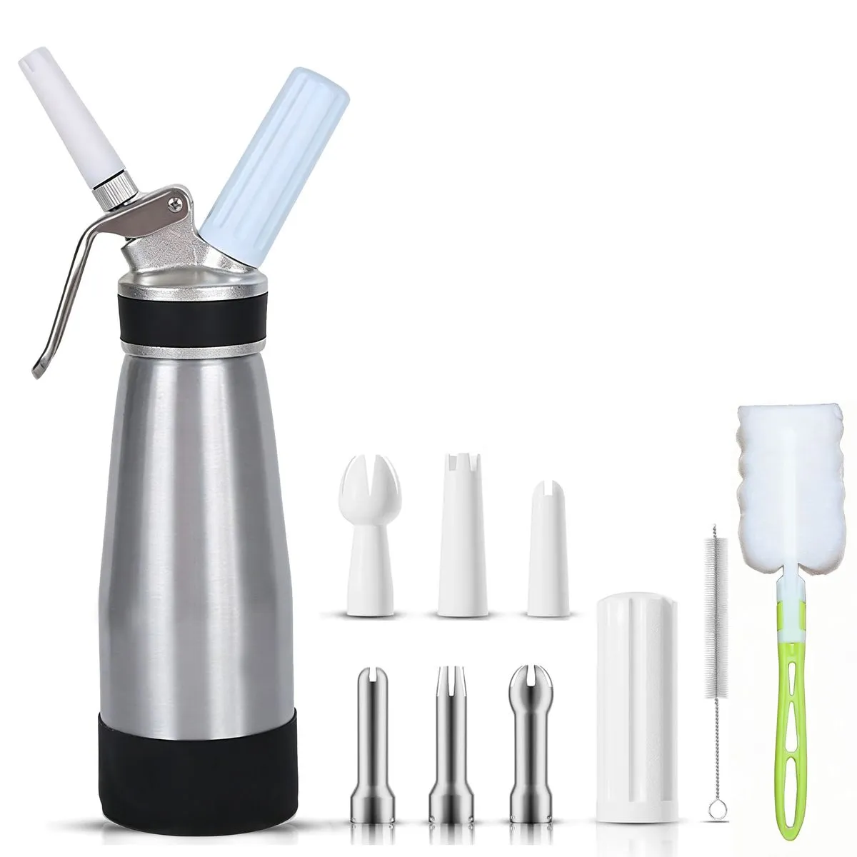 Homemade Whipped Cream Dispenser, Cake Baking Framing Gun,500ml/1Pint