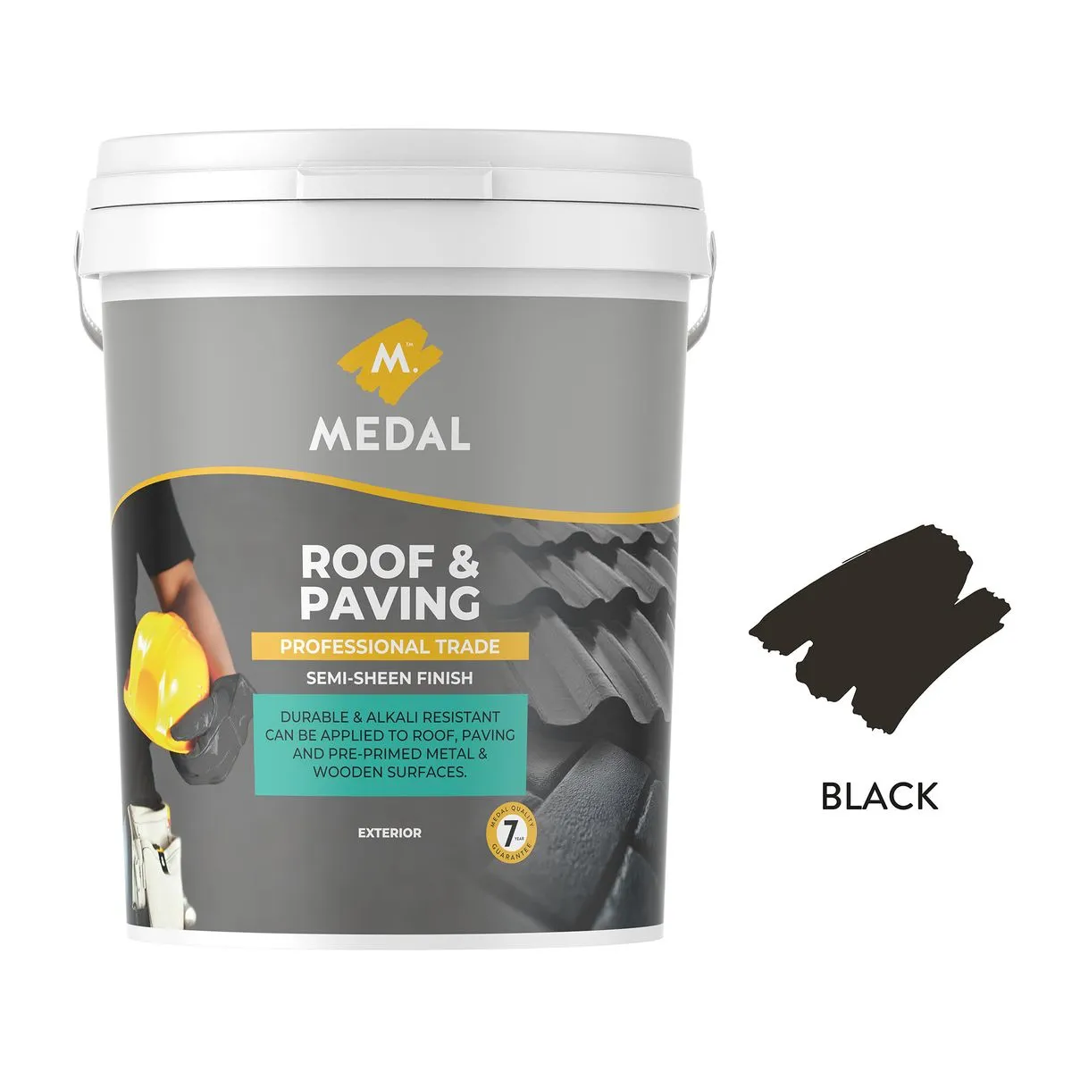 Medal - Professional Trade Roof & Paving 20L - Black